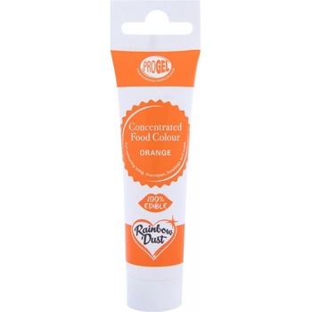 Rainbow Dust ProGel Koncentrovaná potravinárska farba Oranžová 25 g