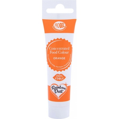 Rainbow Dust ProGel Koncentrovaná potravinárska farba Oranžová 25 g