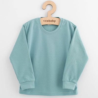 Dětské bavlněné tričko s dlouhým rukávem New Baby Kindergarten iceberg