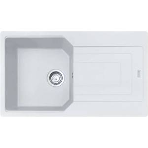 Franke Urban - Мивка от фрагранит UBG 611-86, 86x50 см, ледено бяла 114.0700. 109 (114.0700.109) Мивка за вграждане