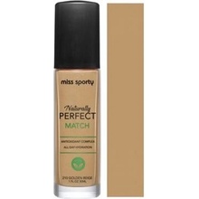 Miss Sporty Naturally Perfect Match Vegan make-up 30 Warm Golden Beige 30 ml