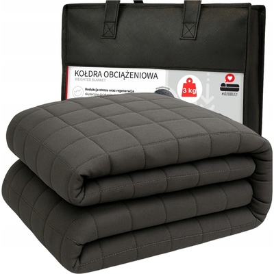 Łóżkoholicy Zátěžová deka 3 kg šedá 100x140