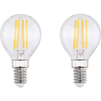 Globo SADA 2x LED Žiarovka VINTAGE E14/4W/230V 2700K Globo 10589-2K GL8158