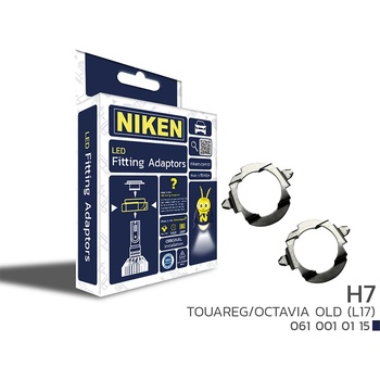 NIKEN Адаптор за лед крушка НИКЕН - Н7 - 2бр/к-т