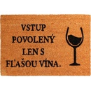 Trade Concept Kokos Ľan s lahví vína Hnedá 40 x 60 cm