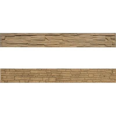 Betonový panel rovný oboustranný štípaný kámen 200 x 25 x 4,5 cm - pískovec