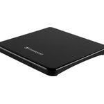 Transcend 8X DVD±RW, Slim Type, USB 2.0 (Black), 13.9mm Thickness (TS8XDVDS-K)