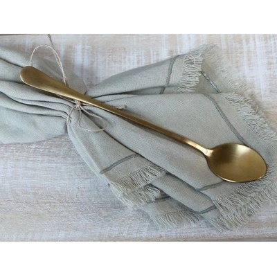 Chic Antique Nerezová lžička Latte Spoon Gold zlatá barva kov