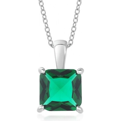 Sofia strieborný prívesok zirkónový štvorec COPZA86970