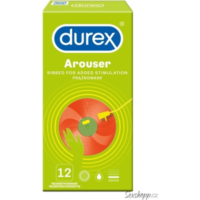 Durex Ribbed/Arouser 12 ks