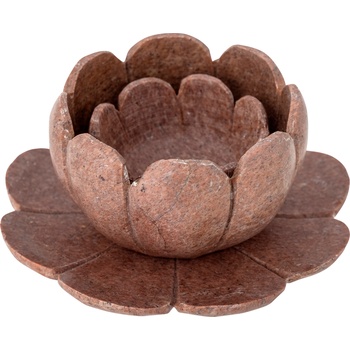 Bloomingville Свещник за чаена свещ Reiko кафяв (82066319)