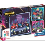 Clementoni Детски пъзел Clementoni от 3 x 48 части - Batwheels (25307) - baby