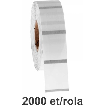 ZINTA Пластмасови PE етикетни ролки ZINTA, 50x20 мм, 2000 ет. / ролка, прозрачни (50X20X2000-PET-BM)