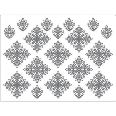 Martellato silikon forma na krajku Květy jednotlivé 40x30cm