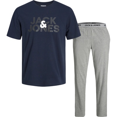 Jack & jones Дълга пижама 'ula' синьо, размер s