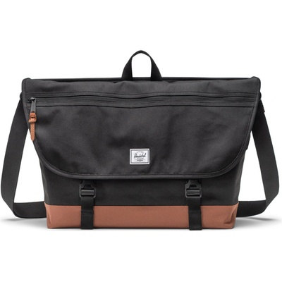 Herschel Cove Messenger Navy/Saddle brown 23l