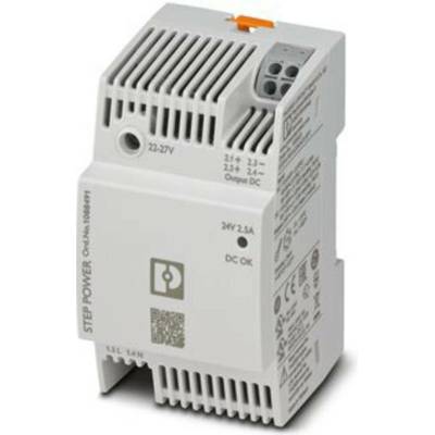 Phoenix Contact STEP3-PS/1AC/24DC/2.5/PT sieťový zdroj na montážnu lištu (DIN lištu) 24 V/DC 2.5 A 60 W Počet výstupov:1