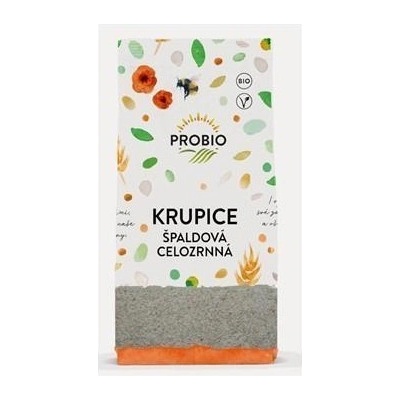 ProBio Krupice špaldová celozrnná BIO 400 g – Zboží Dáma