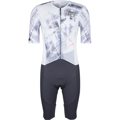 Alé Мъжки скин за колоездене Alé PR-E Mirror Skinsuit Cycling skinsuit - White - размер XL (002-3384-0216)