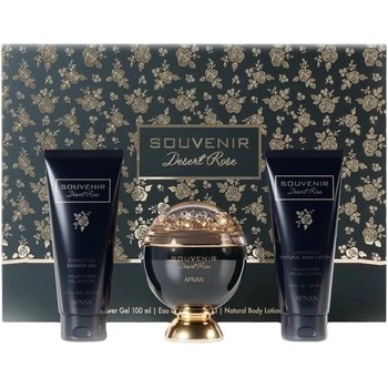 Afnan Souvenir Desert Rose EDP 100ml + Body Lotion 100ml + Shower Gel 100ml унисекс комплект