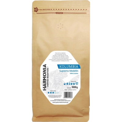 Harmonia Mletá káva Kolumbie Supremo 1 kg