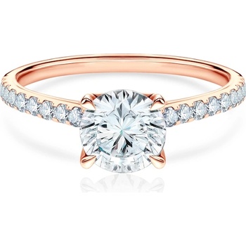 SAVICKI Годежен пръстен Share Your Love: розово злато, диаманти