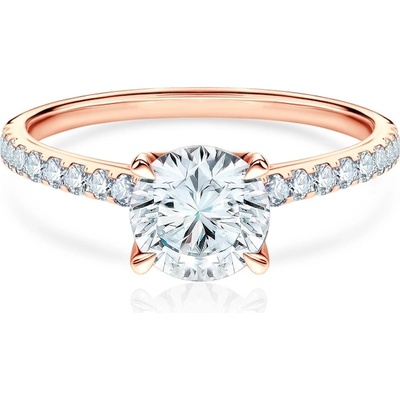 SAVICKI Годежен пръстен Share Your Love: розово злато, диаманти