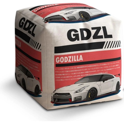 Sablio Taburet Cube Nissan GTR 35 Godzilla: 40x40x40 cm