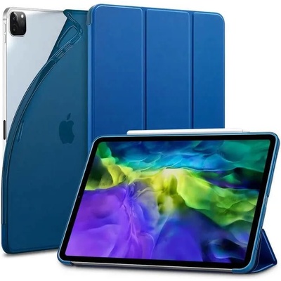 ESR Rebound Slim Case - полиуретанов калъф с поставка за iPad Pro 11 (2021), iPad Pro 11 (2020), iPad Pro 11 (2018) (тъмносин)