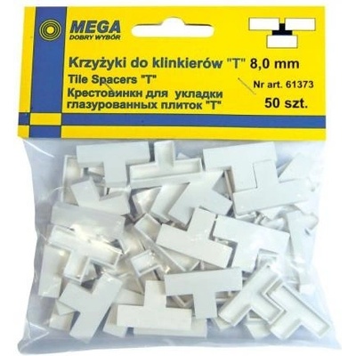 MEGA Dištančné krížiky na dlažbu T 8,0 mm 50 ks