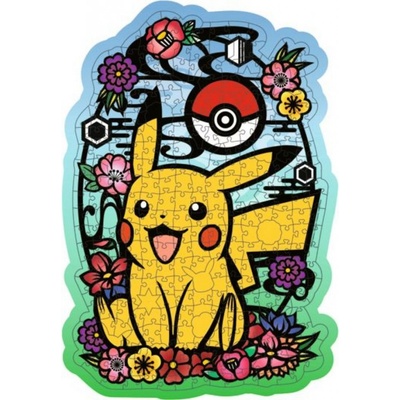 RAVENSBURGER Dřevěné obrysové Pikachu 300 dílků – Zboží Dáma