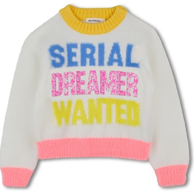 Billieblush svetr Serial Dreamer bílý