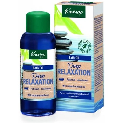 Kneipp Deep Relaxation Bath Oil Patchouli & Sandalwood релаксиращо масло за вана 100 ml