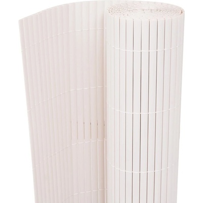 OMAXI Zahradní plot Bílá 150 x 300 cm PVC 566007