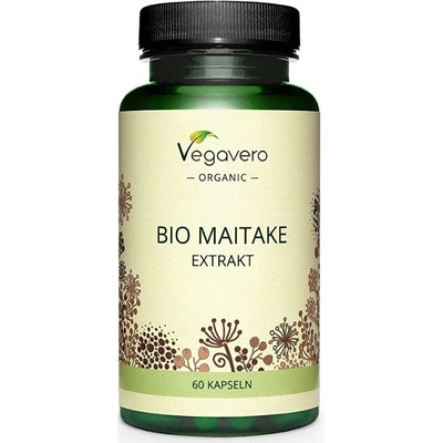 Vegavero Bio Maitake Extrakt, 500 mg, 60 капсули, Vegavero