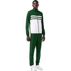 Lacoste Анцуг Lacoste Men's Logo Stripe Performance Tracksuit - Green/White