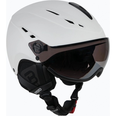 Briko Скиорска каска Briko Elio Visor matt white/black
