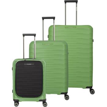 Travelite Комплект пътни куфари Travelite Mooby S, M, L Front pocket Green Travelite | Zelen | МЪЖЕ | UNI