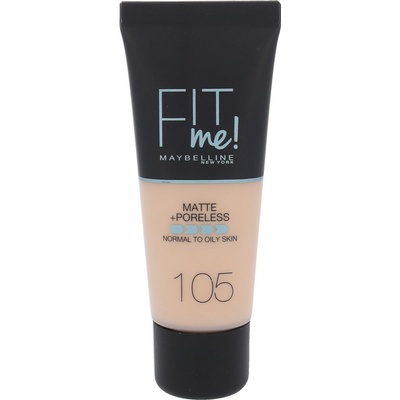 Maybelline Fit Me! Foundation Matte + Poreless 350 Caramel tekutý make-up so zmatňujúcim účinkom 30 ml