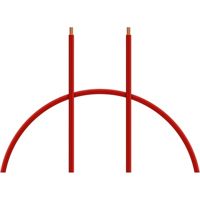 Kavan Kabel silikon 4.0mm2 1m červený KAV36.3039