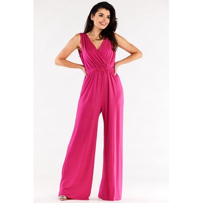 Awama Woman's Jumpsuit A552 Fuchsia