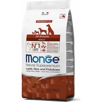Image 1 of Monge Adult lamb & rice 2,5 kg
