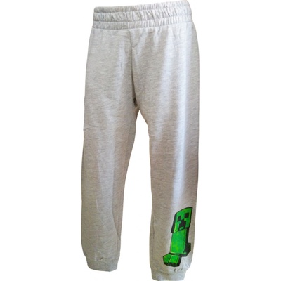 Fashion UK Minecraft chlapecké tepláky šedé