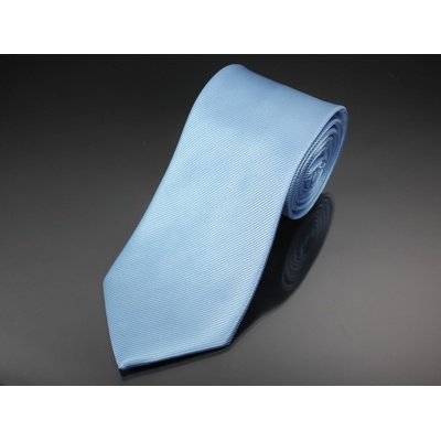AMJ kravata pánská šikmý proužkovaný vzor KU0011 světle modrá – Sleviste.cz