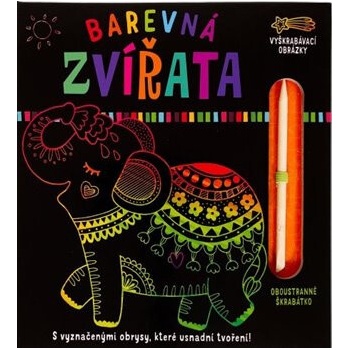 Farebné zvieratá Vyškrabávacie obrázky Olena Herasimova