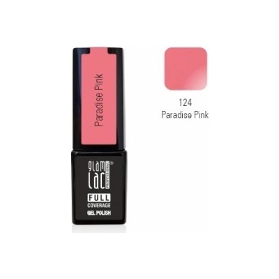 GlamLac Gel lak růžový 124 Paradise Pink 6 ml
