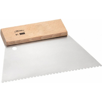 Špachtle ozubená 180mm, zub B2