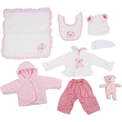 REBORN SET OBLEČENÍ S HRAČKOU BABY 1
