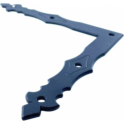 Domax Rohovník ozdobný čierny NAD 4 C300 x 300 x 40 x 4,0 mm