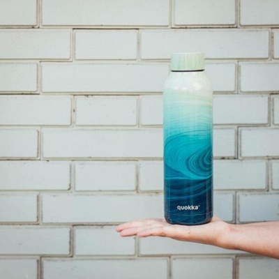 Quokka Nerezová termoláhev Solid Ocean 630 ml